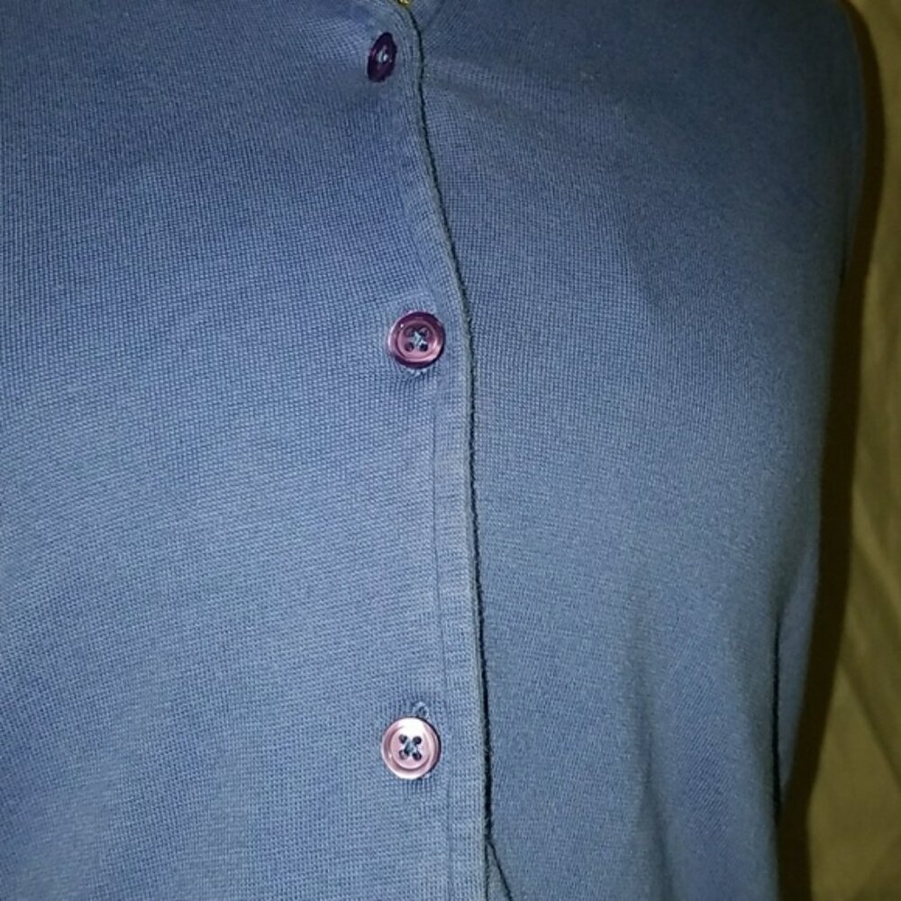 Purple button up - Picture 2 of 4